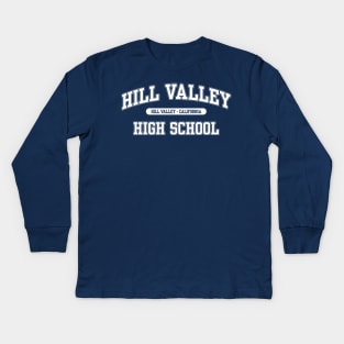 Hill Valley High School Kids Long Sleeve T-Shirt